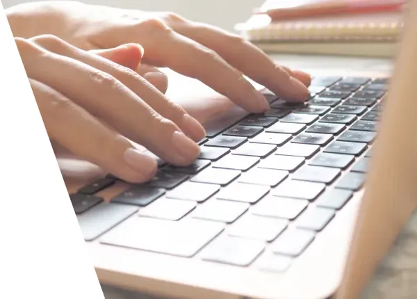 パソコン手元の画像